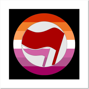 Lesbian Antifascist Action Posters and Art